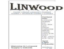 Tablet Screenshot of linwoodsupply.com